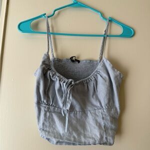 Brandy Melville Light Gray Camisole Top